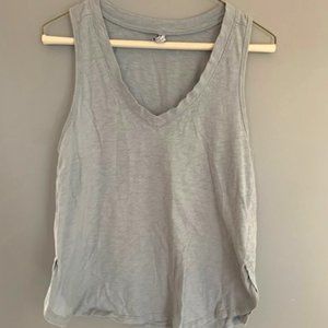 Z SUPPLY VAGABOND TANK IN LIGHT BLUE/GREY SIZE SM